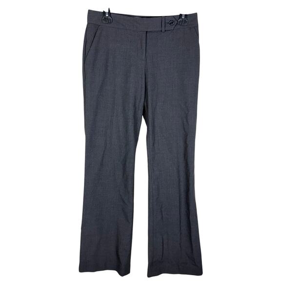 Calvin Klein Pants Womens 30W Gray Stretch Classic Fit Mid-Rise Bootcut Leg - Picture 1 of 14